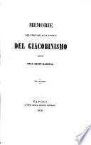 Memorie per servire alla storia del giacobinismo