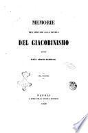 Memorie per servire alla storia del giacobinismo scritte dall'abate Barruel