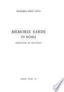 Memorie sarde in Roma
