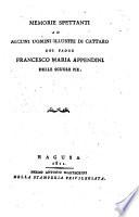 Memorie spettanti ad alcuni uomini illustri di Cattaro