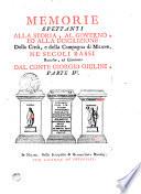 Memorie Spettanti Alla Storia, Al Governo, Ed Alla Descrizione Della Città, e della Campagna di Milano, Ne' Secoli Bassi