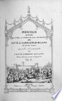 Memorie spettanti alla storia della città e campagna di Milano