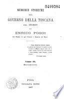 Memorie storiche del governo della toscana nel 1859-1860