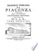 Memorie storiche della città di Piacenza
