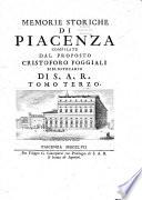 Memorie storiche della città di Piacenza