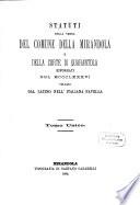 Memorie storiche della città e dell'antico ducato della Mirandola