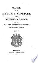 Memorie storiche della repubblica di San Marino