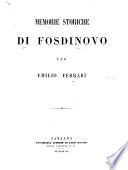 Memorie storiche di Fosdinovo