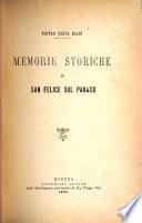 Memorie storiche di San Felice sul Panaro