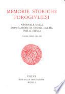 Memorie storiche forogiuliesi