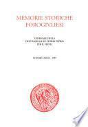 Memorie storiche forogiuliesi