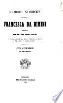 Memorie storiche intorno a Francesca da Rimini