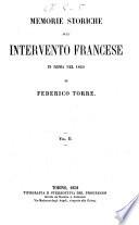 Memorie storiche sull'intervento francese in Roma nel 1849