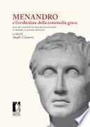 MENANDRO e l’evoluzione della commedia greca