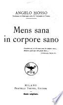 Mens sana in corpore sano