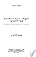 Mercaderes italianos en España siglos XIV - XVI