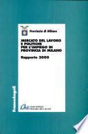 Mercato del lavoro e politiche per l'impiego in provincia di Milano