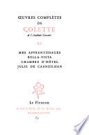 Mes apprentissages. Bella-Vista. Chambre d'hôtel. Julie de Carneilhan