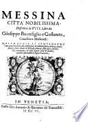 Messina città nobilissima, descritta in VIII libri