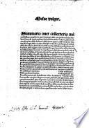 Mesue vulgar. Summario over collectorio universalissimo extracto da tutti nolumi delli antiquissimi medici Hebrei, Greci,&Arabi. tractanti del rectificar delle medicine, delle medicine simplice, delli ellectuarii ... delle infirmita nelle qual puol incorrer li corpi humani ... Composto, et ... compillado per ... Giovanni Mesue,&altri famosissimi authori [translated into Italian by Z. Bencivenni] ... novissimamente ... revisto, etc