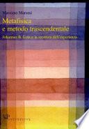 Metafisica e metodo trascendentale