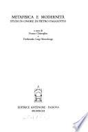 Metafisica e modernità