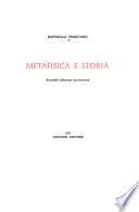 Metafisica e storia