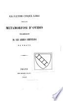 Metamorfosi d'Ovidio
