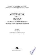 Metamorfosi della parola tra letteratura e filosofia