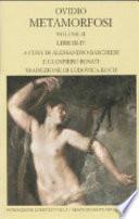 Metamorfosi: Libri III-IV