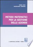 Metodi matematici per la gestione delle aziende