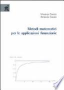 Metodi matematici per le applicazioni finanziarie