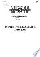 Metodi & ricerche
