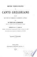Metodo teorico-pratico di canto gregoriano