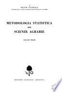 Metodologia statistica delle scienze agrarie