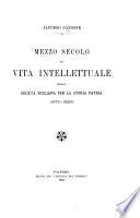 Mezzo secolo di vita intellettuale della Società siciliana per la storia patria, 1873-1923