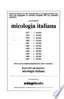 Micologia italiana