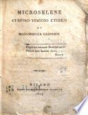 Microselene. Curioso viaggio etereo di madamigella Garnerin