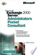 Microsoft Exchange 2000 Server Administrator's Pocket Consultant