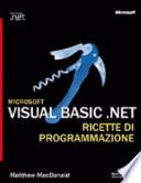 Microsoft Visual Basic.NET. Ricette di programmazione