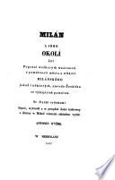 Milan a jeho okoli (etc.) (Mailand und seine Umgebung.) boh
