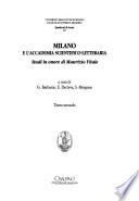 Milano e l'Accademia scientifico-letteraria