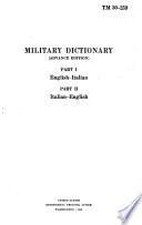 Military Dictionary (Advance Edition)