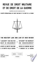 Military Law and Law of War Review