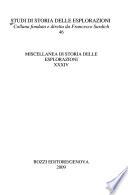 Miscellanea di storia delle esplorazioni