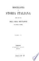 Miscellanea di storia italiana