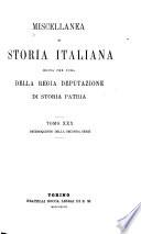 Miscellanea di storia italiana