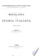 Miscellanea di storia italiana