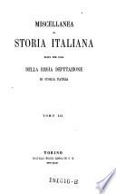 Miscellanea di storia italiana
