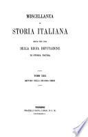 Miscellanea di storia italiana